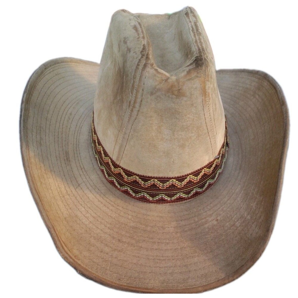VTG YA Young An Corduroy Cowboy Hat Tan Beige Size Small 6 3/4 Western Rodeo